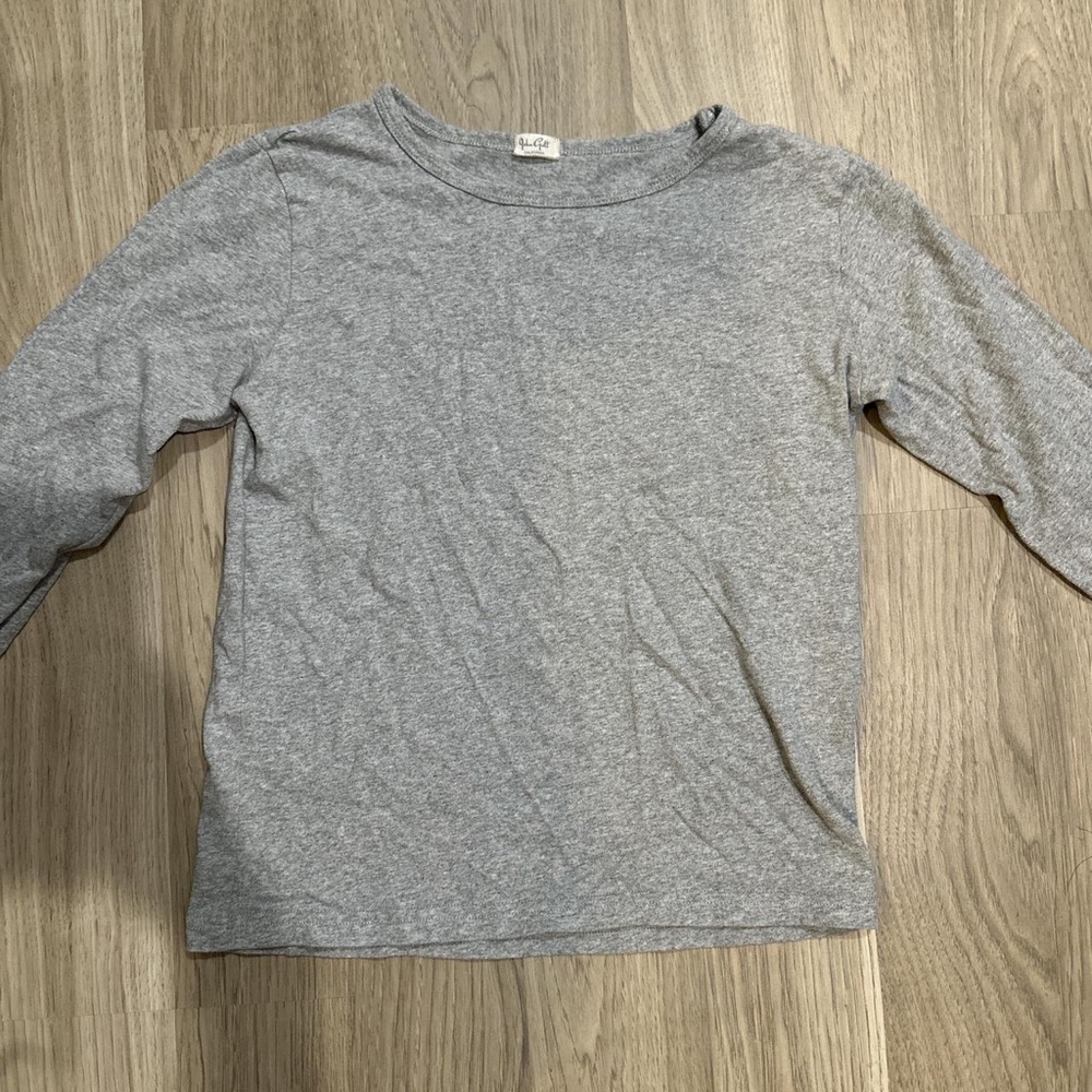 Brandy Melville Gray Long Sleeve Tee
